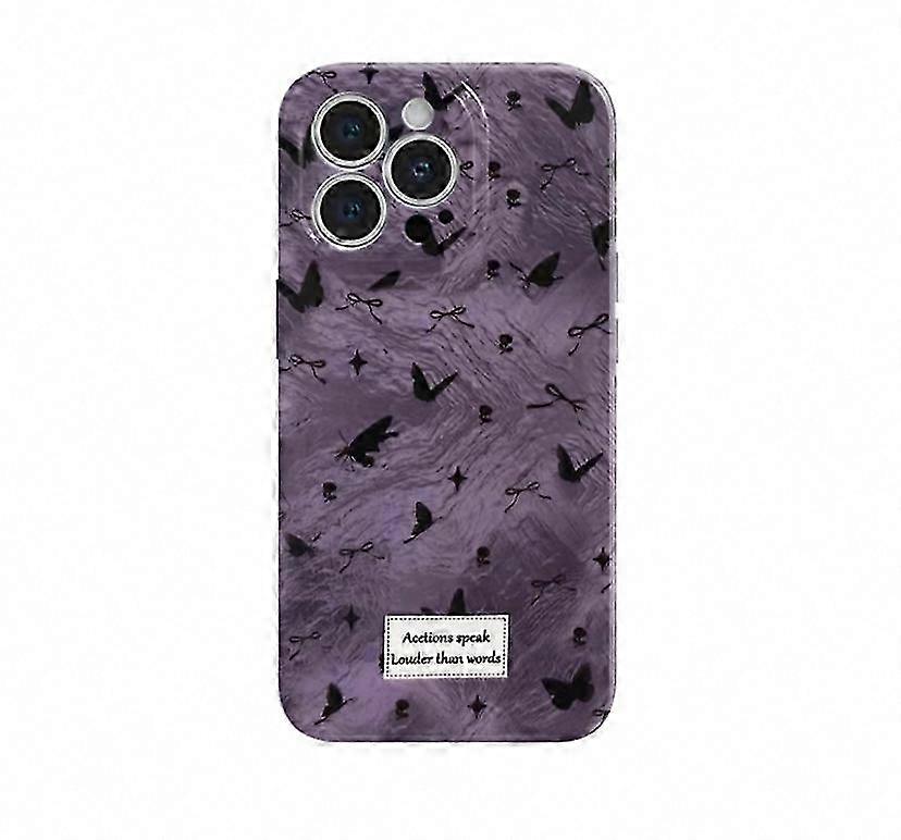 Purple Full Screen Butterfly Case For Iphone Case For Iphone 16/15/14/13/12