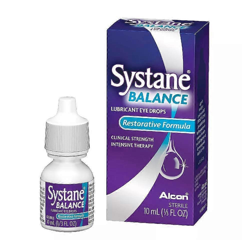 Systane Balance Lubricant 眼药水，修复配方，0.33 盎司