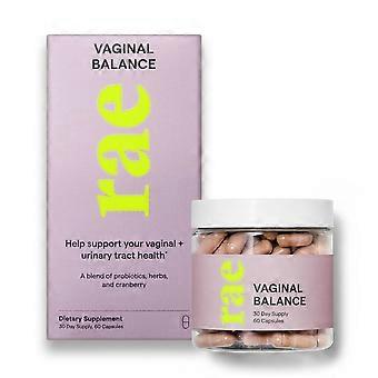 Rae Vaginal Balance Dietary Supplement Capsules With Cranberries & Probiotics, 60 Ea