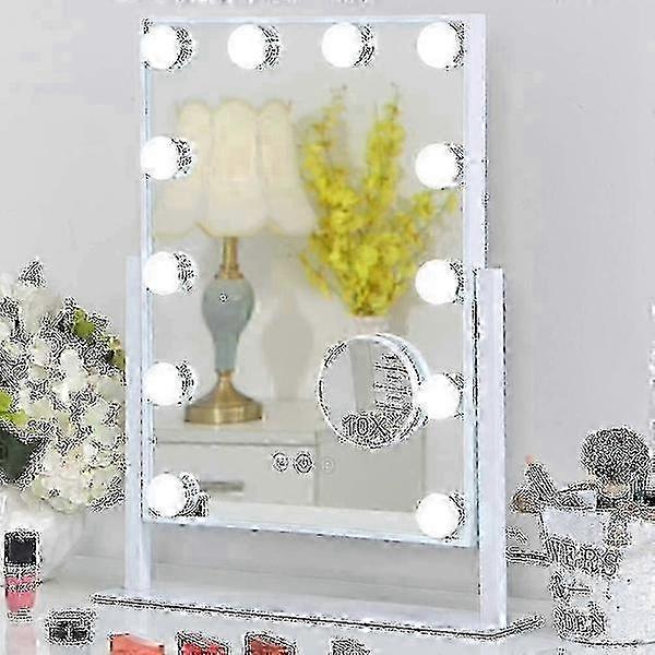 Hollywood Mirror 12 LED Lights Hollywood Mirror, 3 Color Lighting Modes (lights only)(FJ22)