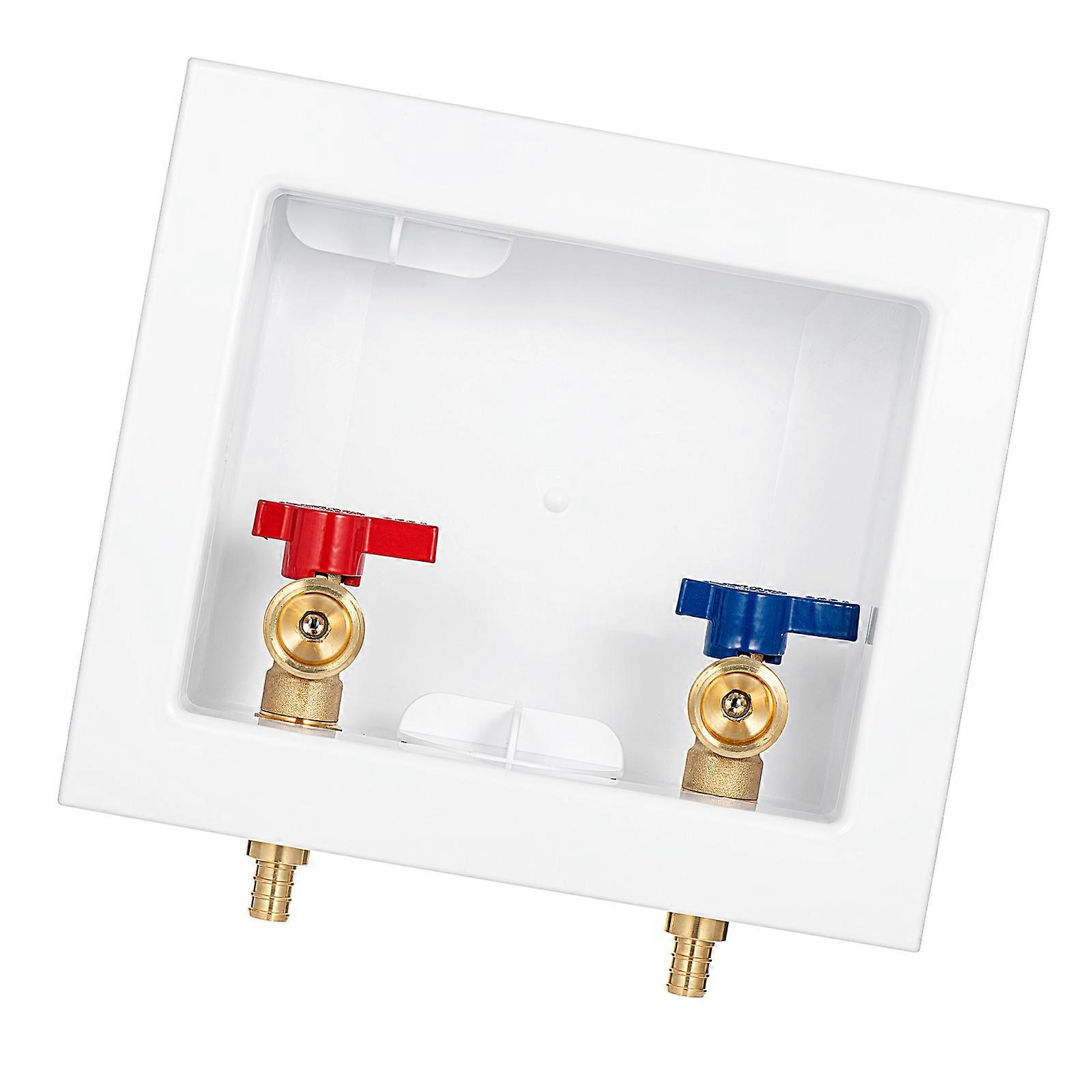 Quick Assembly 1/2inch Laundry Box Sound Minimization Framework Space Saving Washing Machine Outlet Box for Laundry Link Multicolor