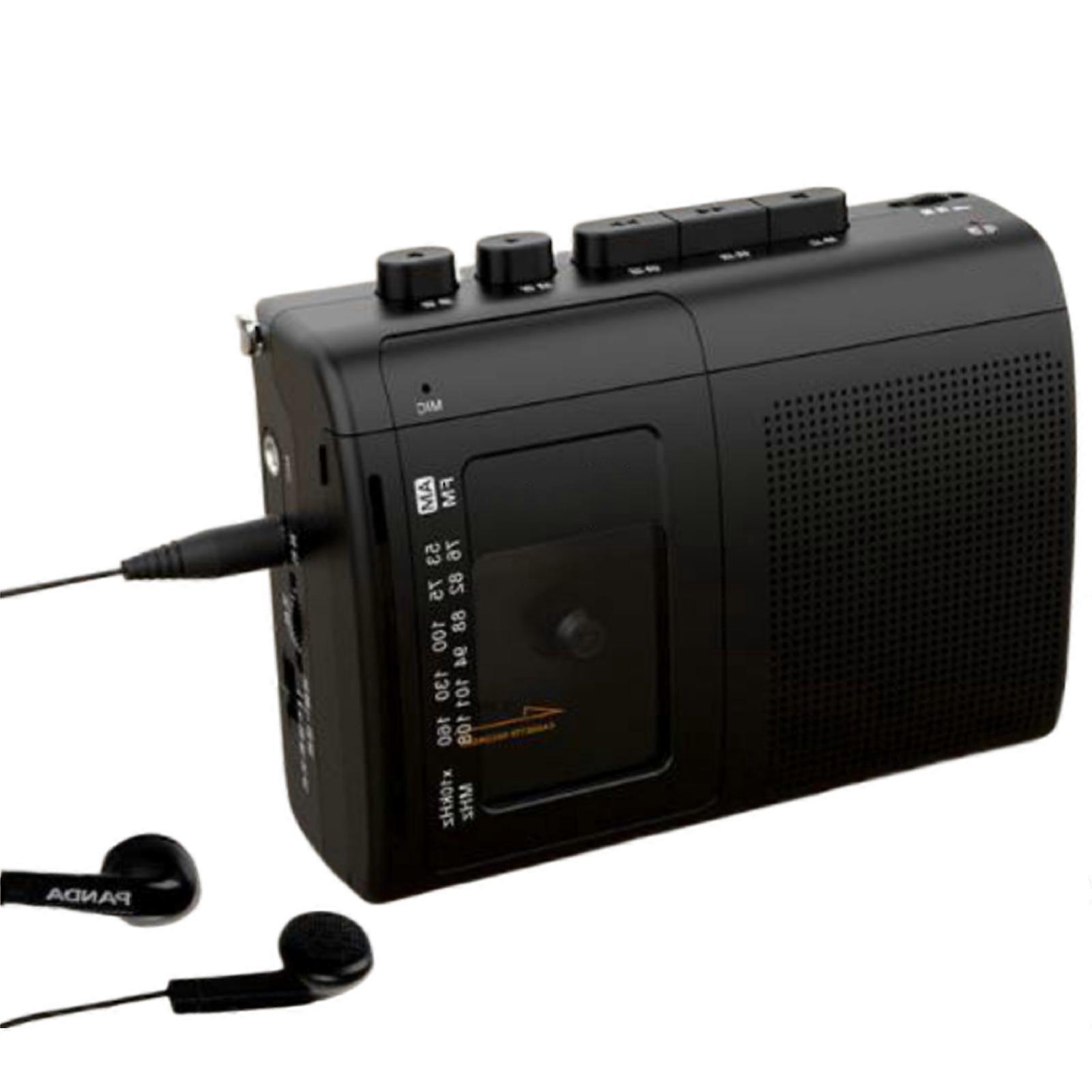 Cassette Player with AM FM Radio and Portable Design for On travel Entertainment Excellent AM/FM Reception Multicolor