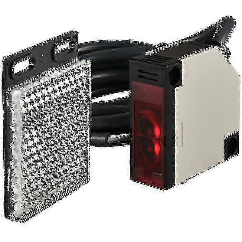 Kryc Photoelectric Switch, E3jk-r4m1, 12-24 Vdc, Retroreflective Type, 4m Sensing Distance, With Reflective Panel z