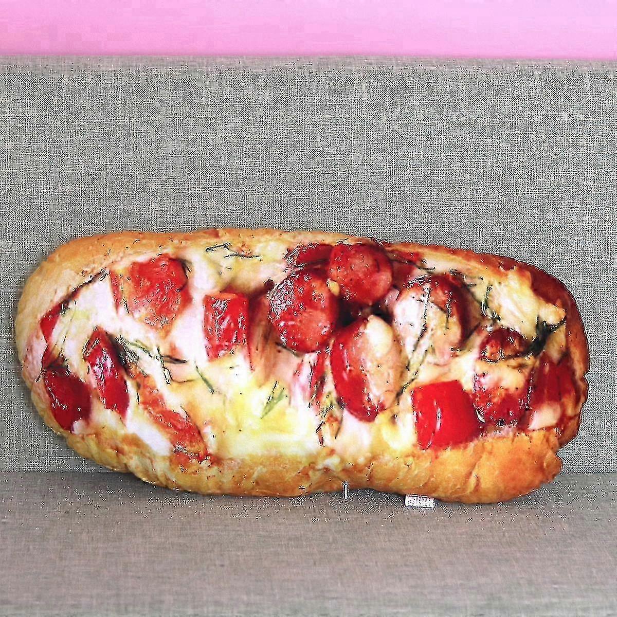 3d Simulation Bread Baguette Pillow, Plush Stuffed Food Lumbar Back Cushion Soft 3d Butter Bread Cushion Throw Pillow