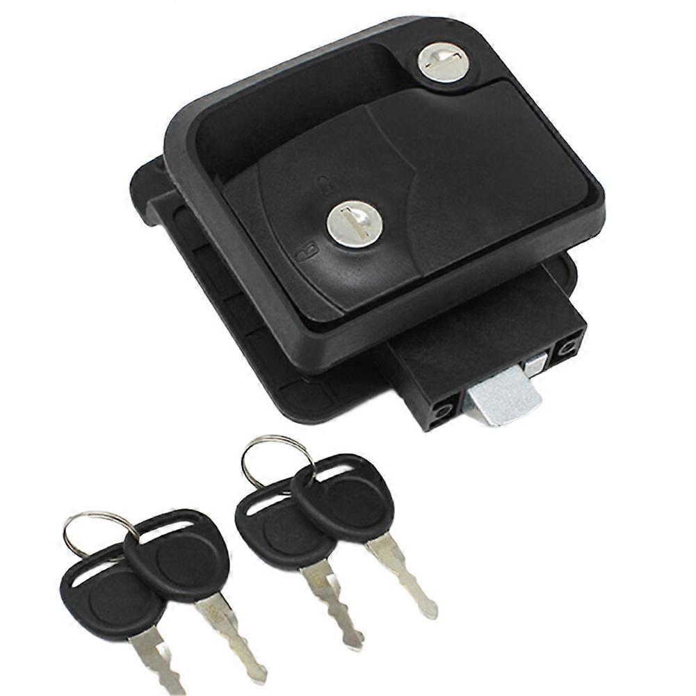 Car RV Door Lock W 4 Keys Inside and Outside Open Mechanical Lock for RV Car Yacht Tourist Car Automobile Modified