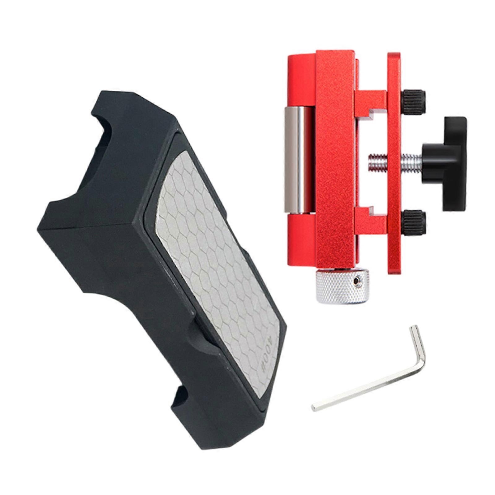 Chisel Sharpening Jig Honing Guide Aluminum Alloy Rustproof and Wear Resistance With Angle Adjustment For Accurate Angle Multicolor