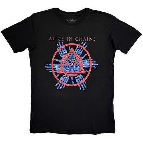 Alice In Chains Unisex Adult Circle Triangle T-Shirt