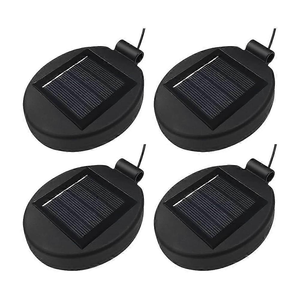 4PCS Solar Lantern Top LED Panel Lantern Lid Lights Replacement