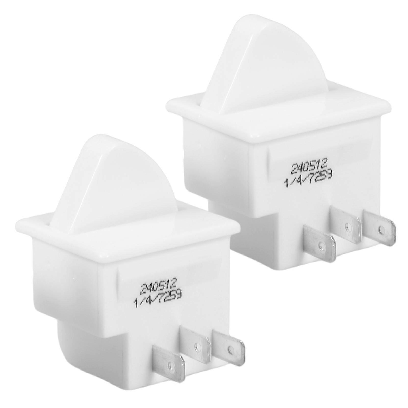 2Pcs Refrigerator Door Light Switch Replacement for Fridge Lighting