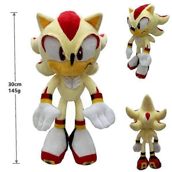 30CM Sonic Super Chart Plush Toys