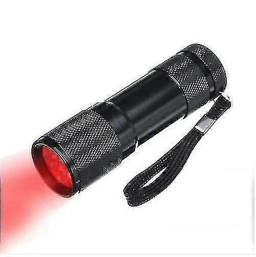 9LED 670nm Red Light Torch for Vision Improvement Flashlight