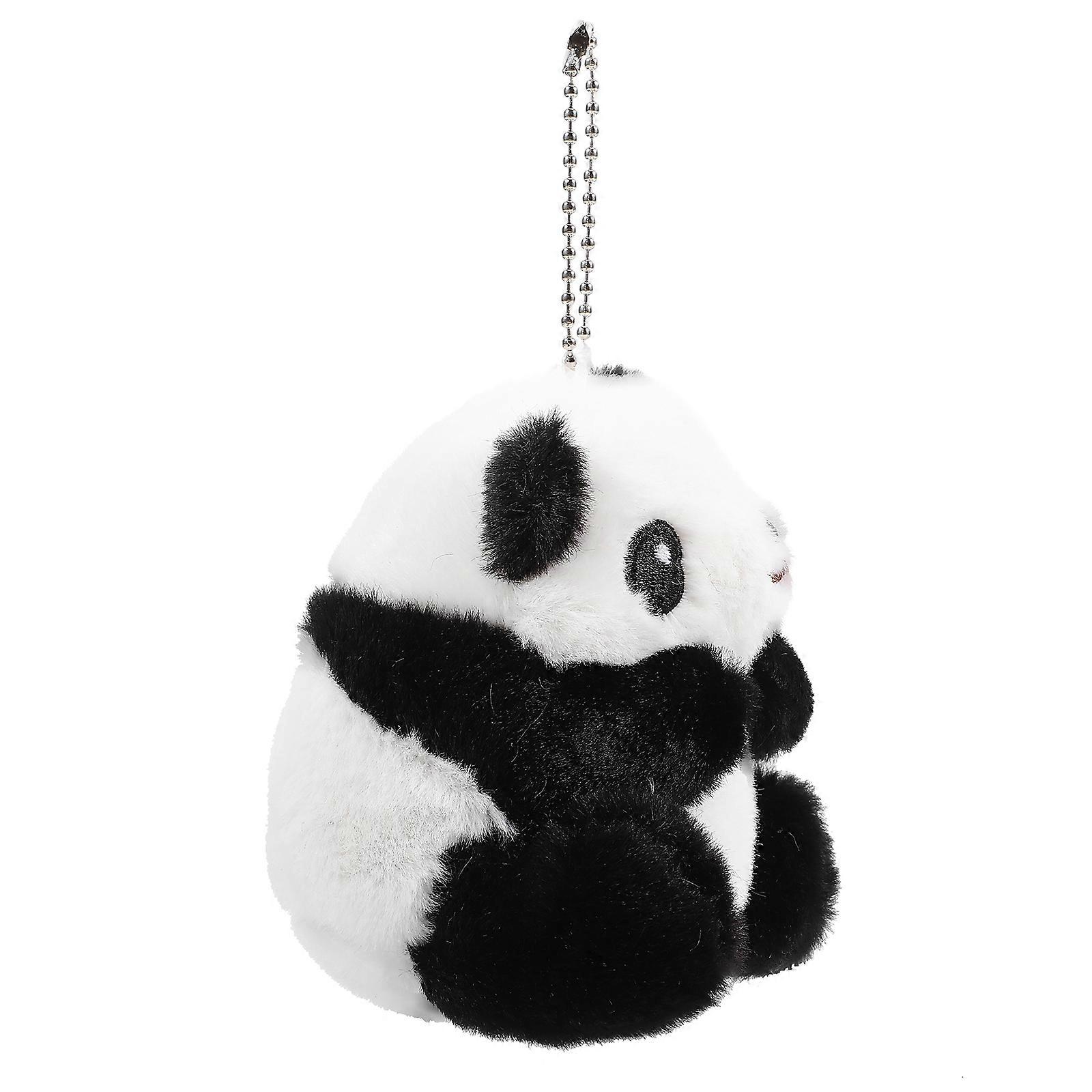Stuffed Panda Hanging Charm Plush Keychain Pendant for Keychain