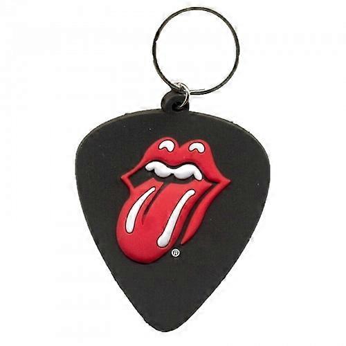 The Rolling Stones Plectrum Rubber Keyring