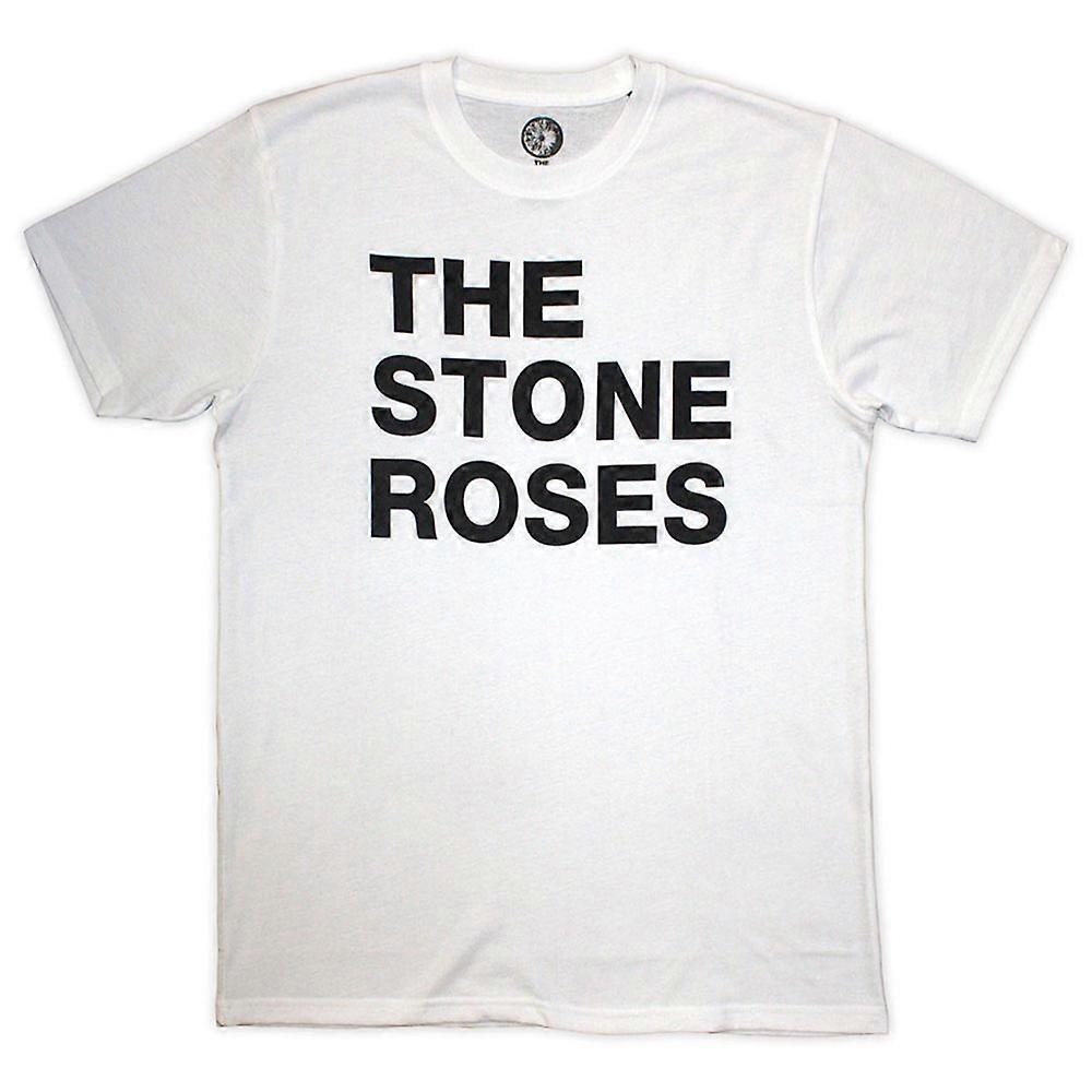 The Stone Roses Text Band Logo T Shirt
