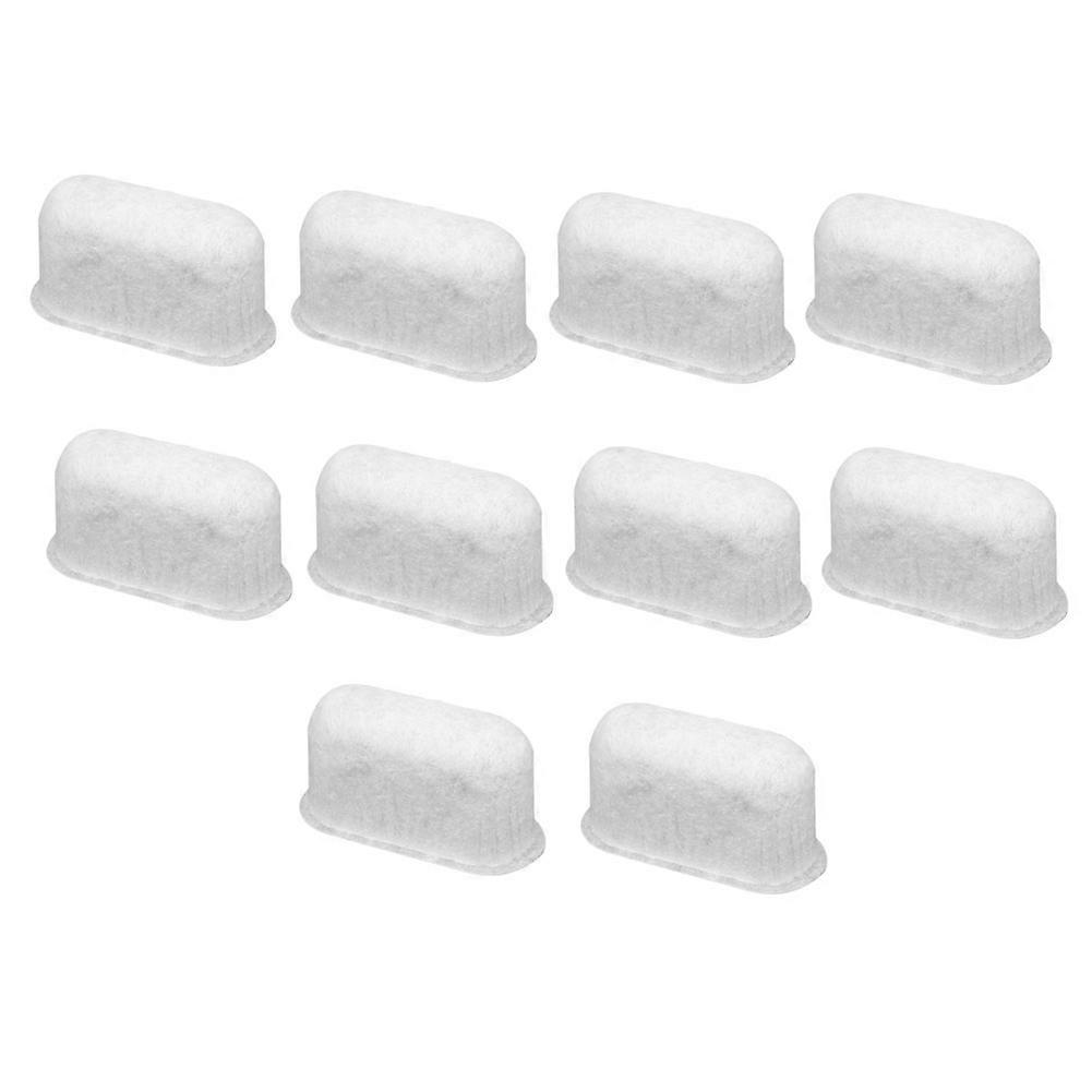 10 Pcs Espresso Machine Filter for Delonghi, Super Strong Adsorption Activated Charcoal Coffee Water Carbon Filter Part