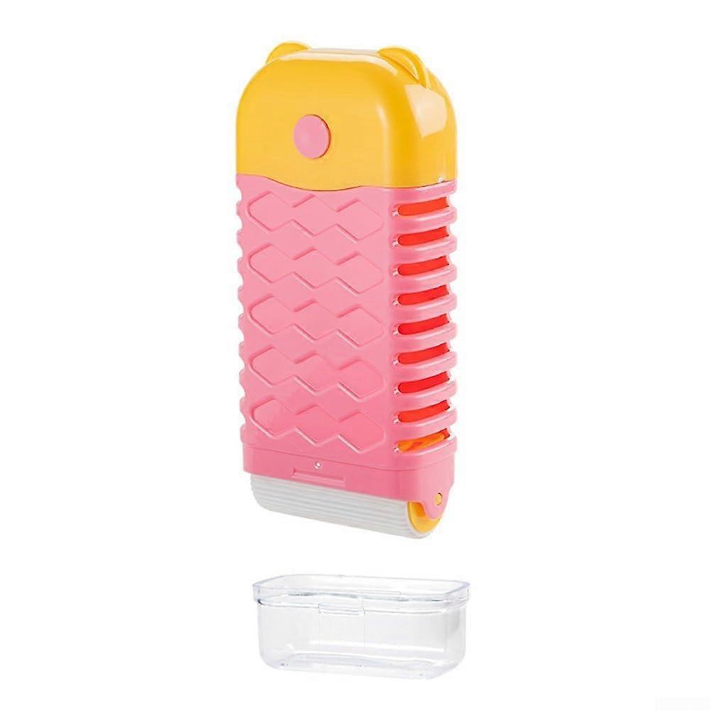 Automatic Roller Foaming Soap Dispenser with MultiPurpose Bathroom and Kitchen Storage Box, Pink