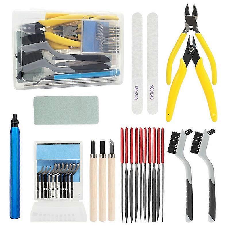 3D Printing Tool Kit: 3D Printed Model Burr Removal, Sanding, and Polishing Tool Combination Kit