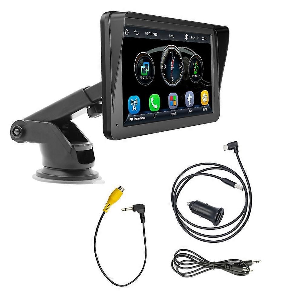 Car 7 Inch Navigation Screen Bluetooth Portable Screen Wireless Carplay Android Auto MP5 Player