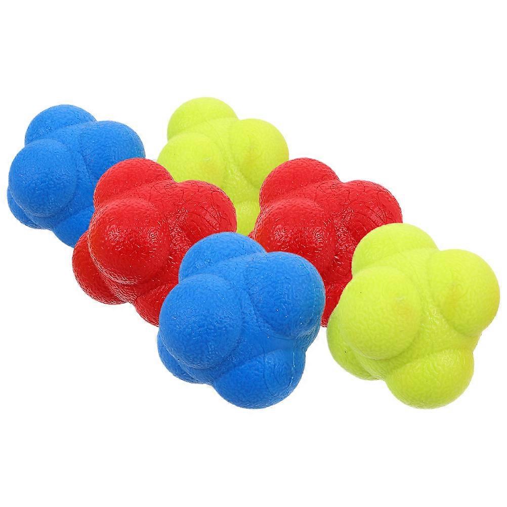 Training Ball Hexagon Reaction Ball for Speed Training 6Pcs Set
