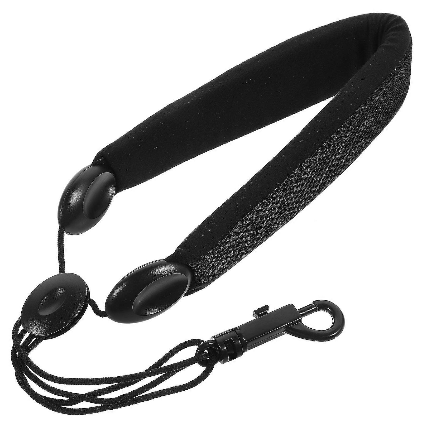 Comfortable Saxophone Neck Strap 3Pcs Designed For Saxophonists In Performance And Practice Black Color With Locking Spring Hook