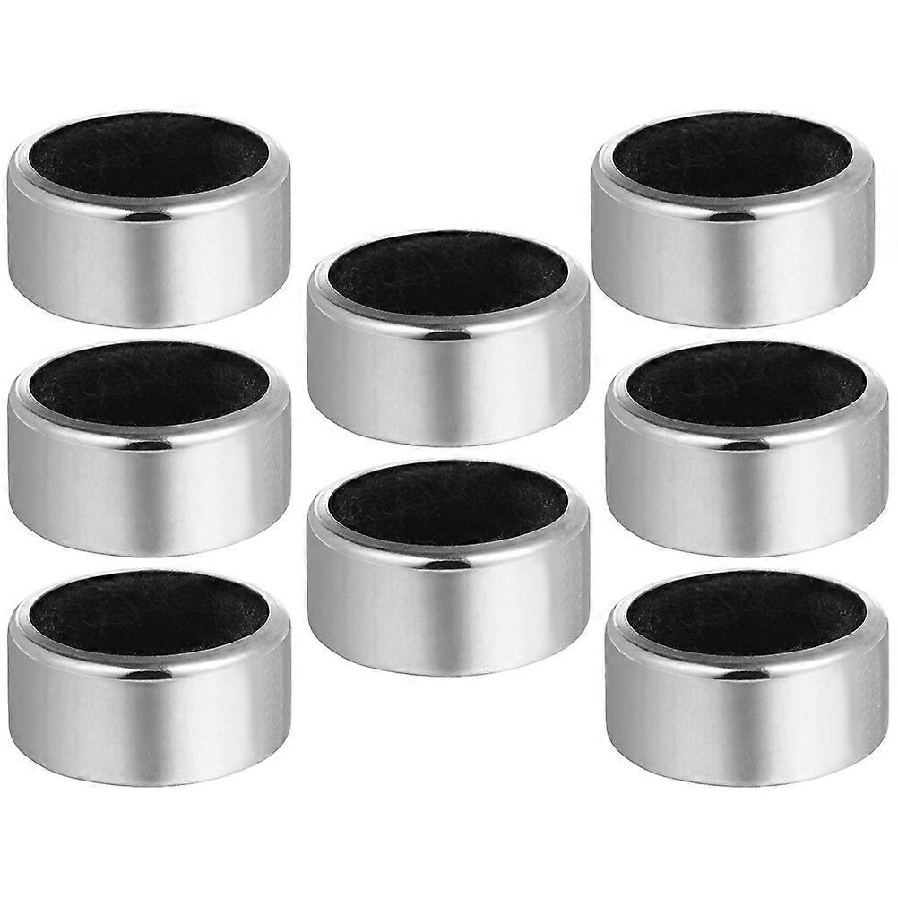 Stainless Steel Collars Leak-Proof Drinking Accessories Modern Design 8Pcs Set