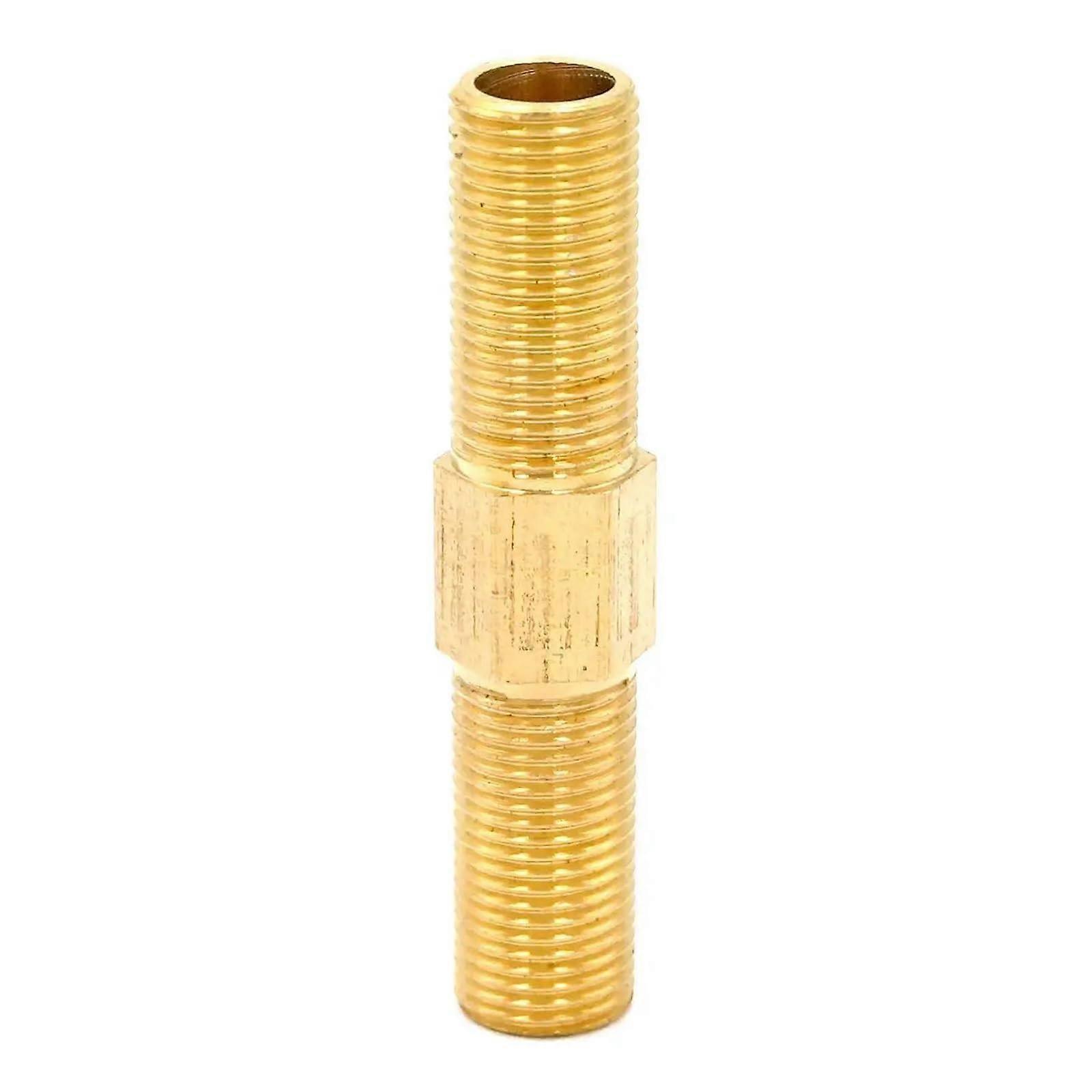 1/8" BSP Male Equal Length Hex Brass Pipe Fitting Connector Coupler for Plumbing and HVAC Applications