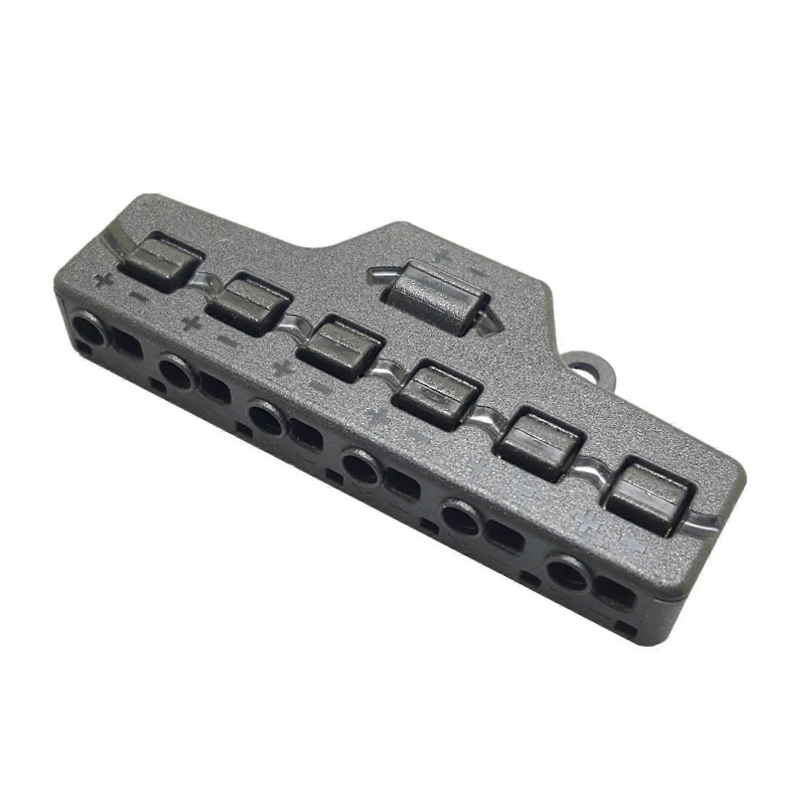 Low Voltages Wire Splitter 1 Input 6 Output LED Strip Lighting Wire Connector Block For LED Strips Distribution Block