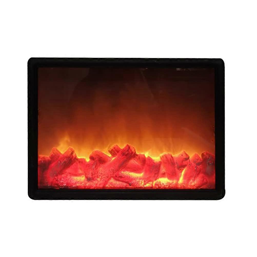 LED Fireplace Lantern with Realistic Flame Effect, Dual Power Options, Vintage Christmas Decor