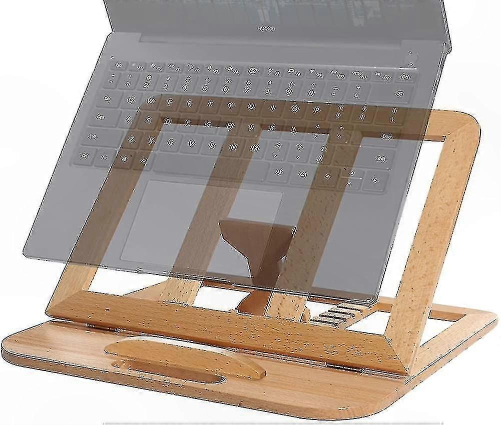 Universal Laptop Stand Holder, Adjustable Ergonomic Notebook Riser for Home & Office Use