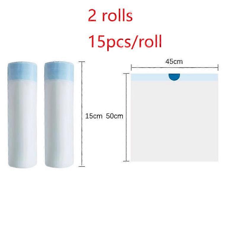 45x50cm Scented Drawstring Trash Bags - Thickened Large Fragrant Garbage BagswithHandles, 4 Scents (Rose/Lavender/Lemon/Vanilla)