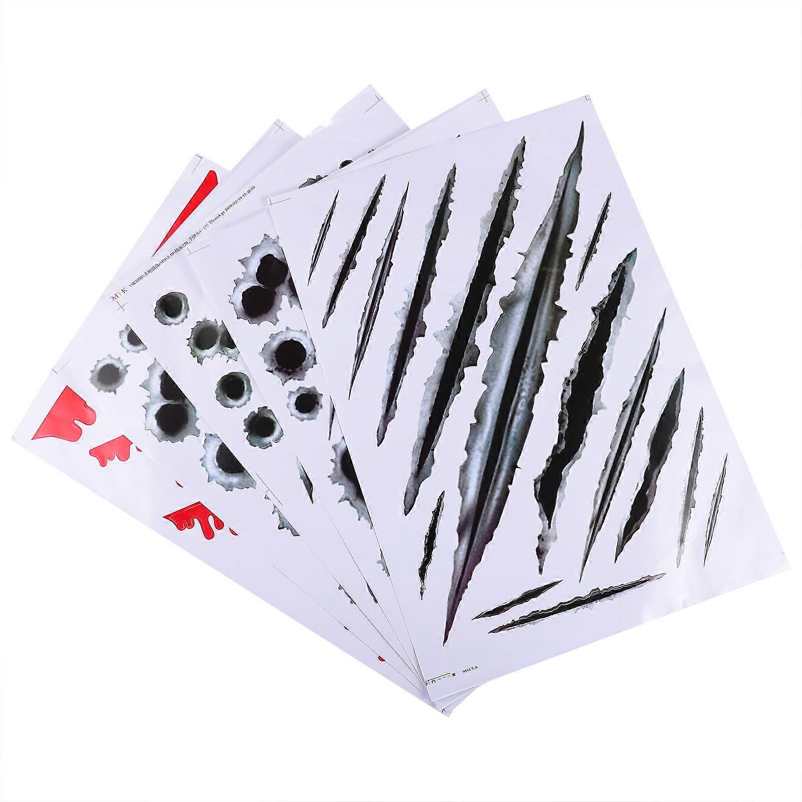 Wall Stickers Crack Pattern Decal Car Sticker for Decor 10Pcs Pack