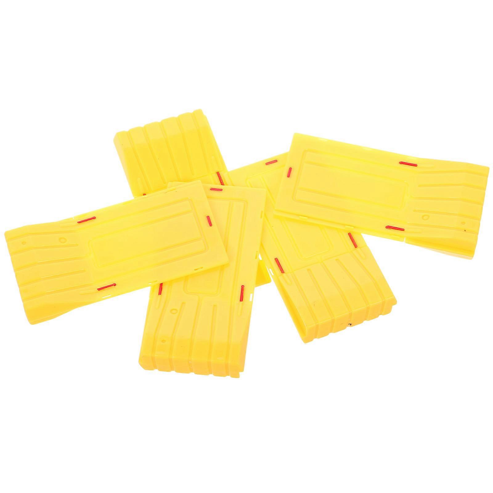 Traffic Simulation Toy Mini Plastic Construction Vehicles with Roadblocks 5Pcs