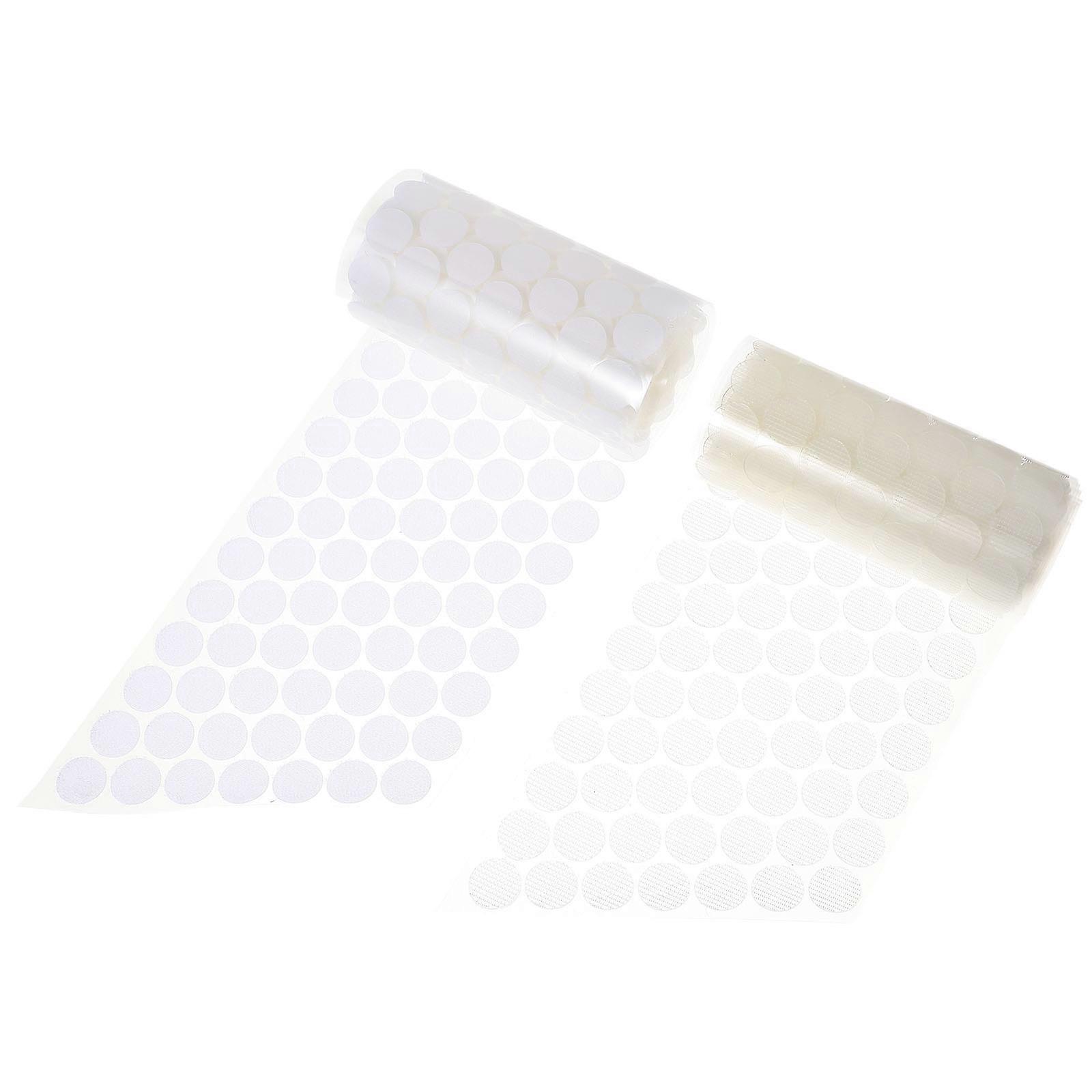 Multipurpose Round Dot Stickers for DIY Use 500Pairs White