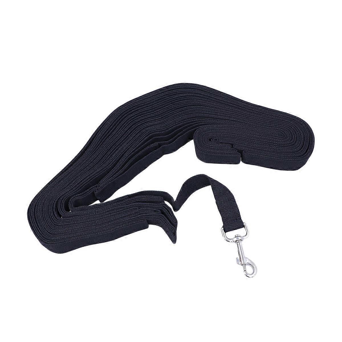 Pet Training Lead Dog Training Leash for Easy Control 20M Long Black