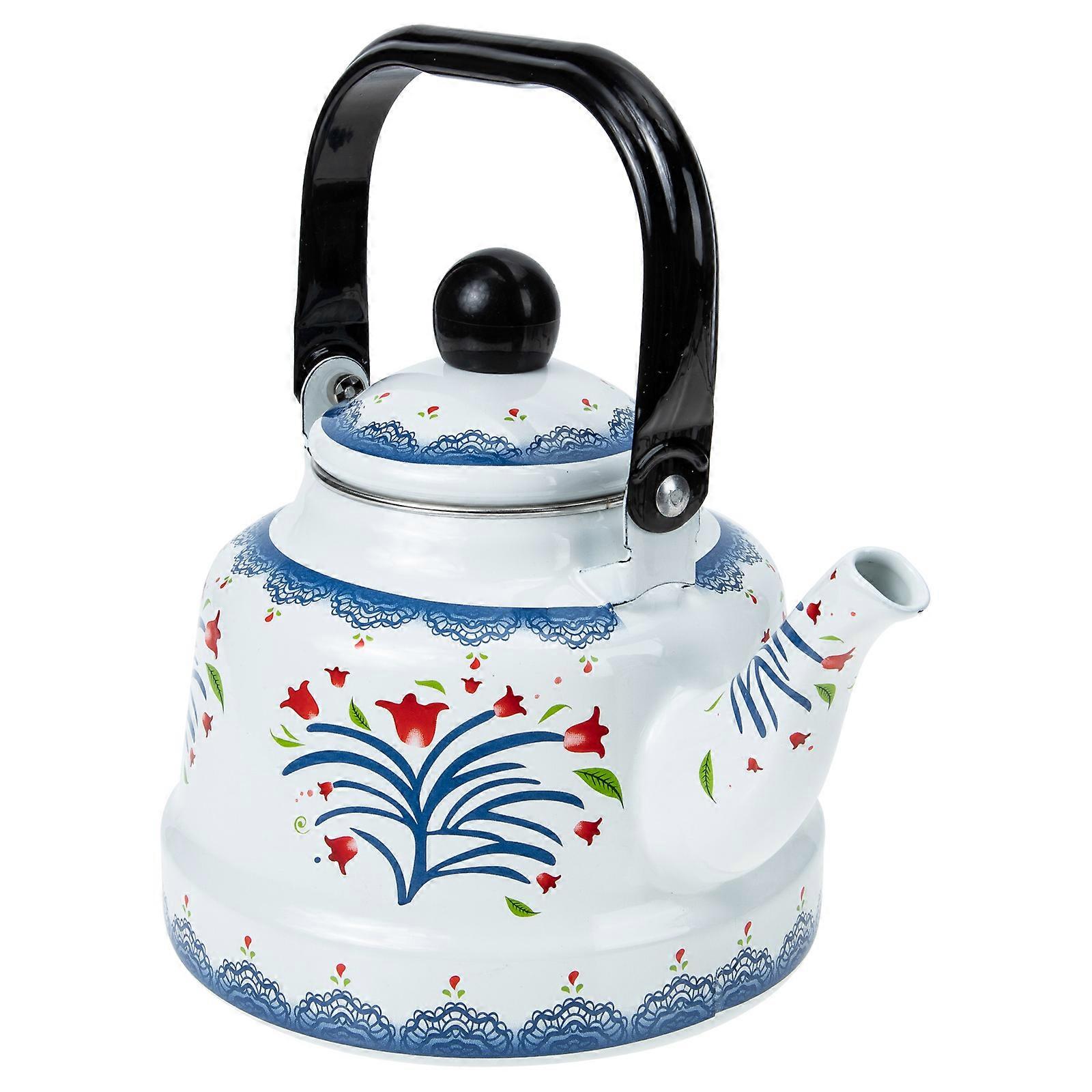 Practical Enamel Tea Kettle for Household Use Thickened Material
