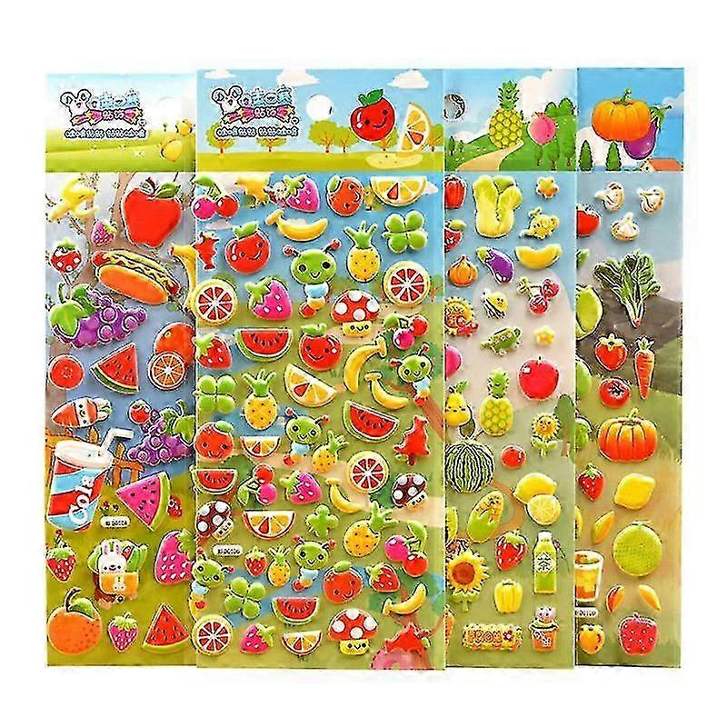 25-26 4sheets Fruit Vegetable Sticker