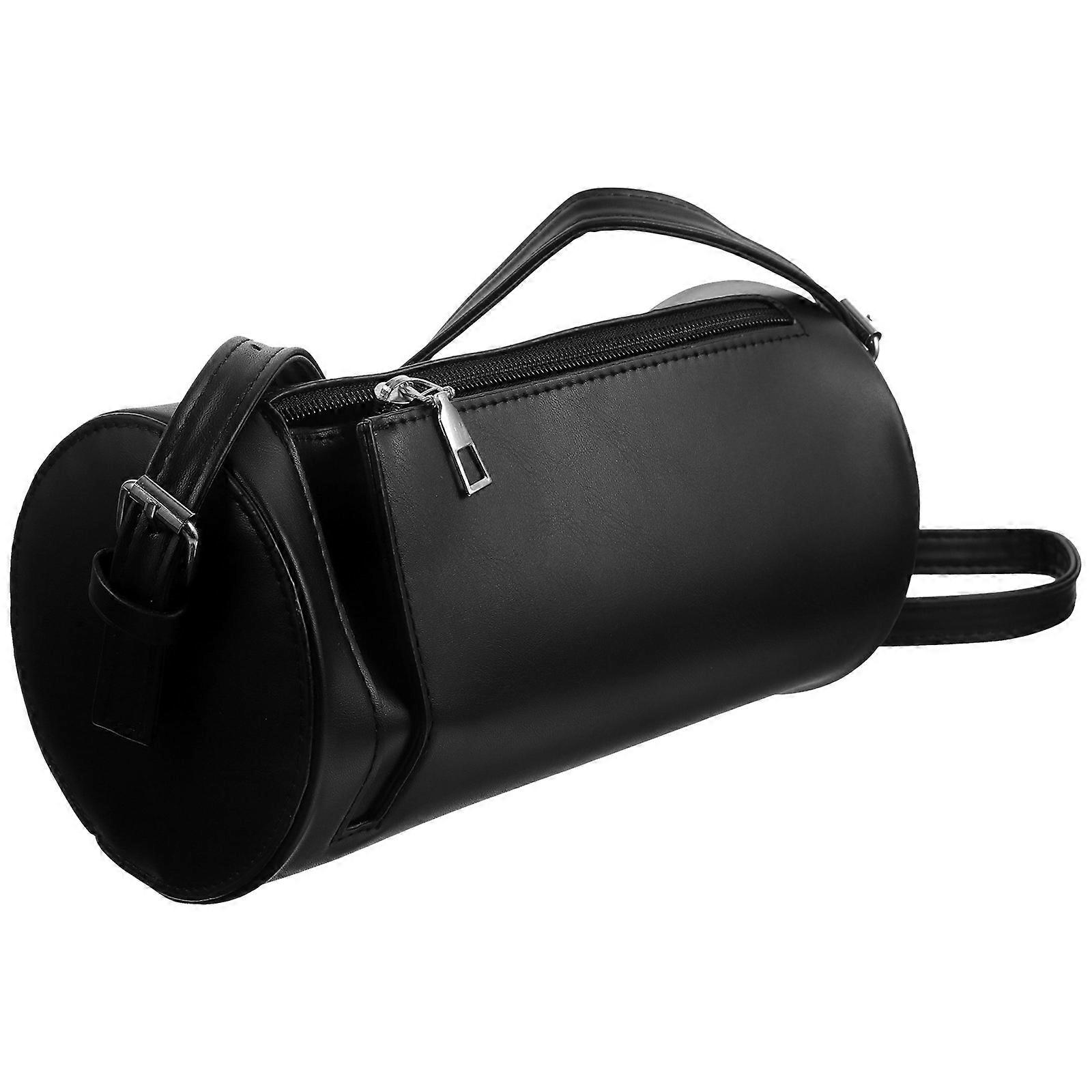 Versatile Bag Single-Shoulder Bag for Storage Use 2Pcs Black Tone