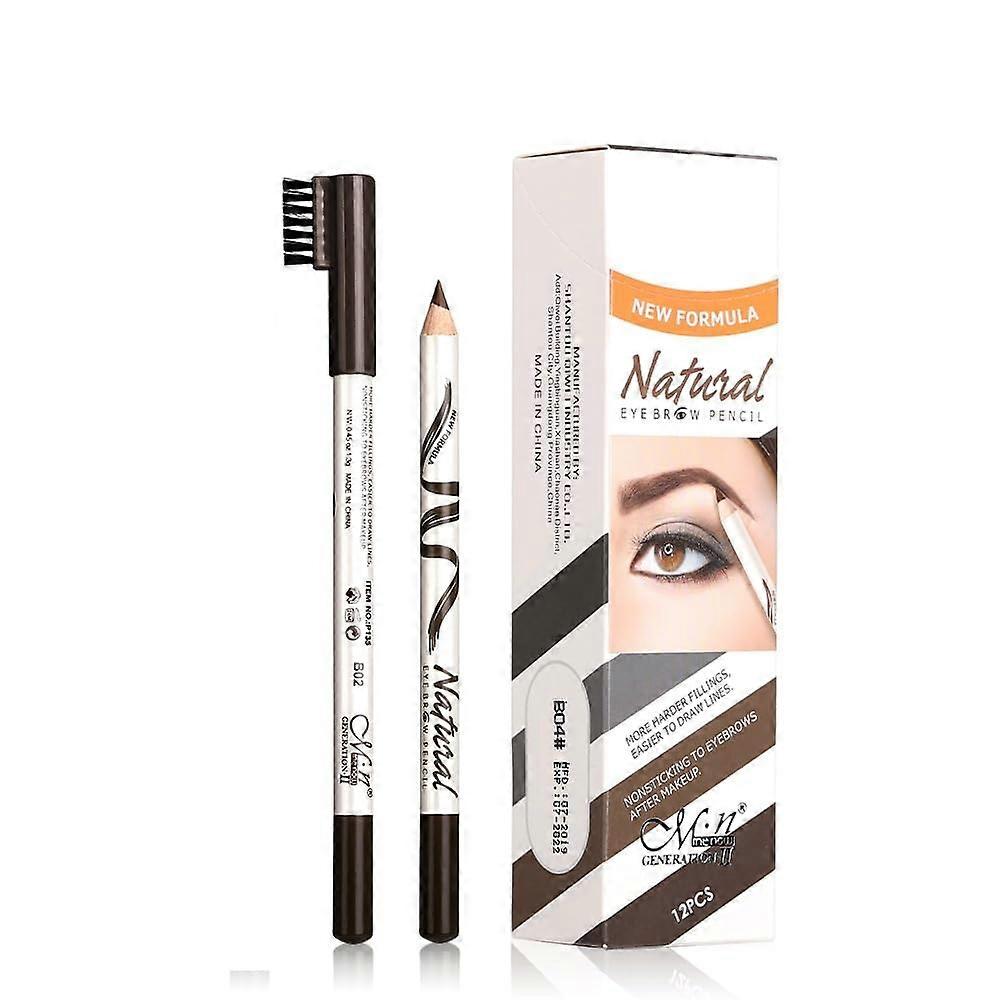 Eyebrow Pencil Light Coffee Fine Tip Long Lasting Formula with Precise HairLike Strokes