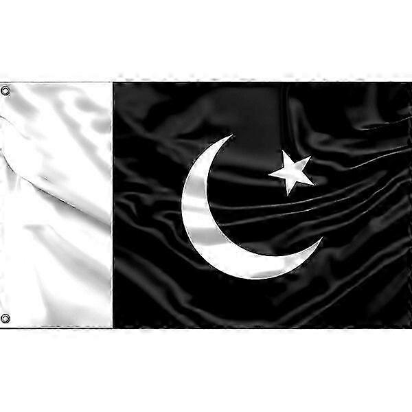 Schwarze Pakistan-Flagge