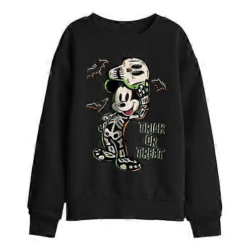 Disney Childrens/Kids Mickey Mouse Skeleton Sweatshirt
