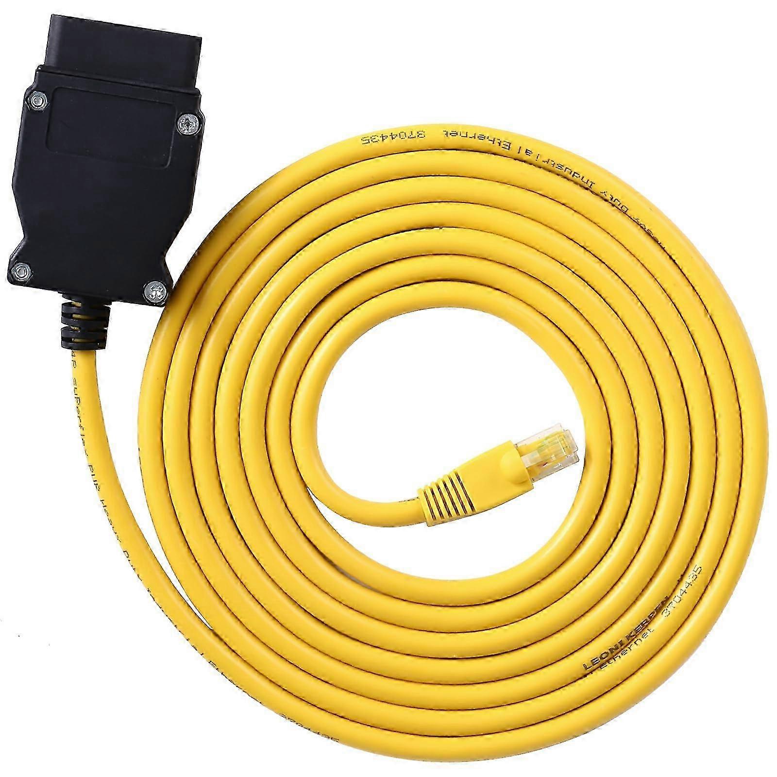 OBD2 Cable for BMW F Series Coding - 9.84ft RJ45 Cable for ESYS ICOM ISTA Bootmod3 Bimmercode Compatibility