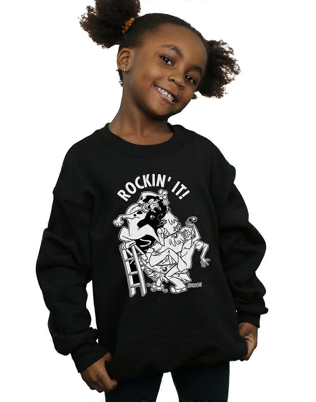Chicas de Scooby Doo Rockin ' Navidad sudadera