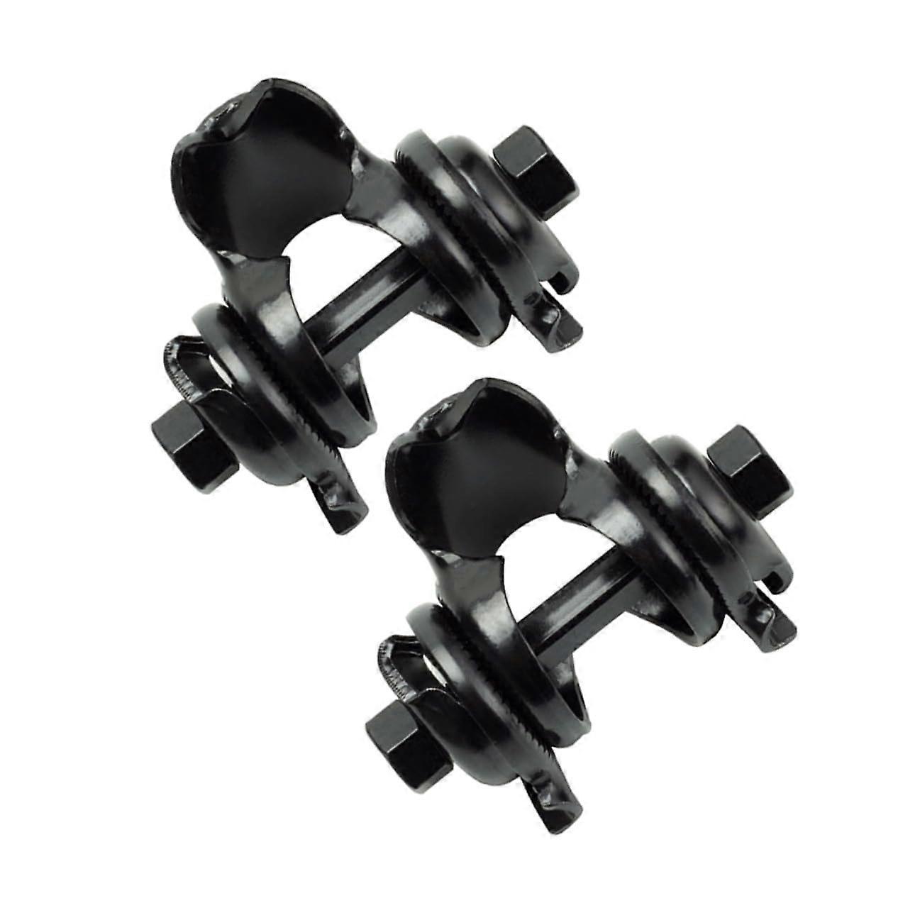 2pcs Bike Seat Post Clamp Quick Release Secure Attachment for Mountain Road Bicycle