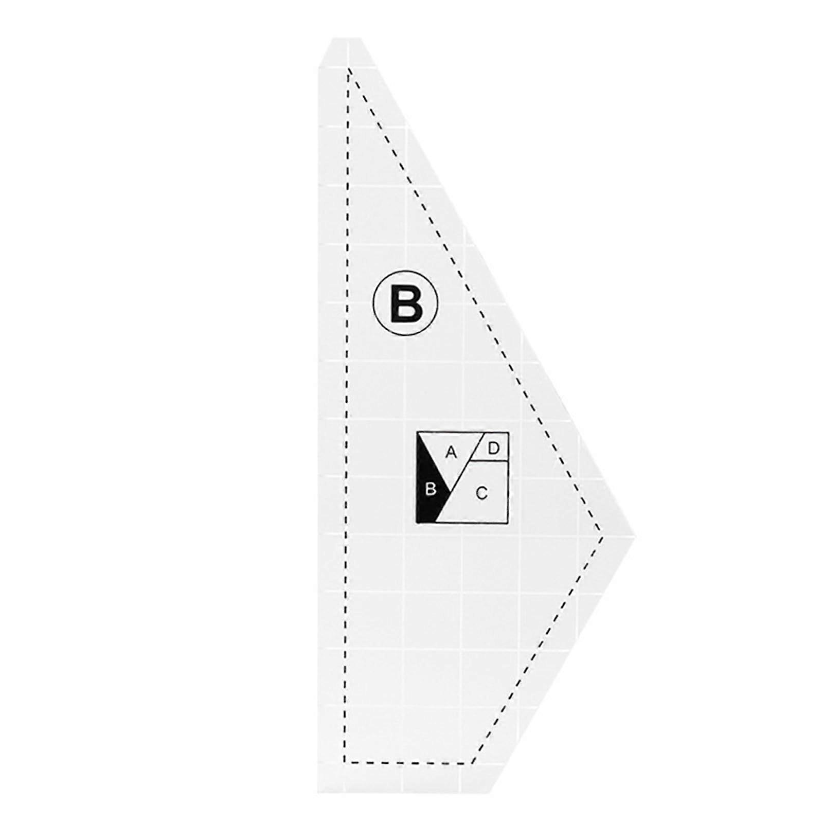 3/4/5Pcs Acrylic Quilting Ruler Set for Accurate Sewing, Patchwork and Fabric Cutting