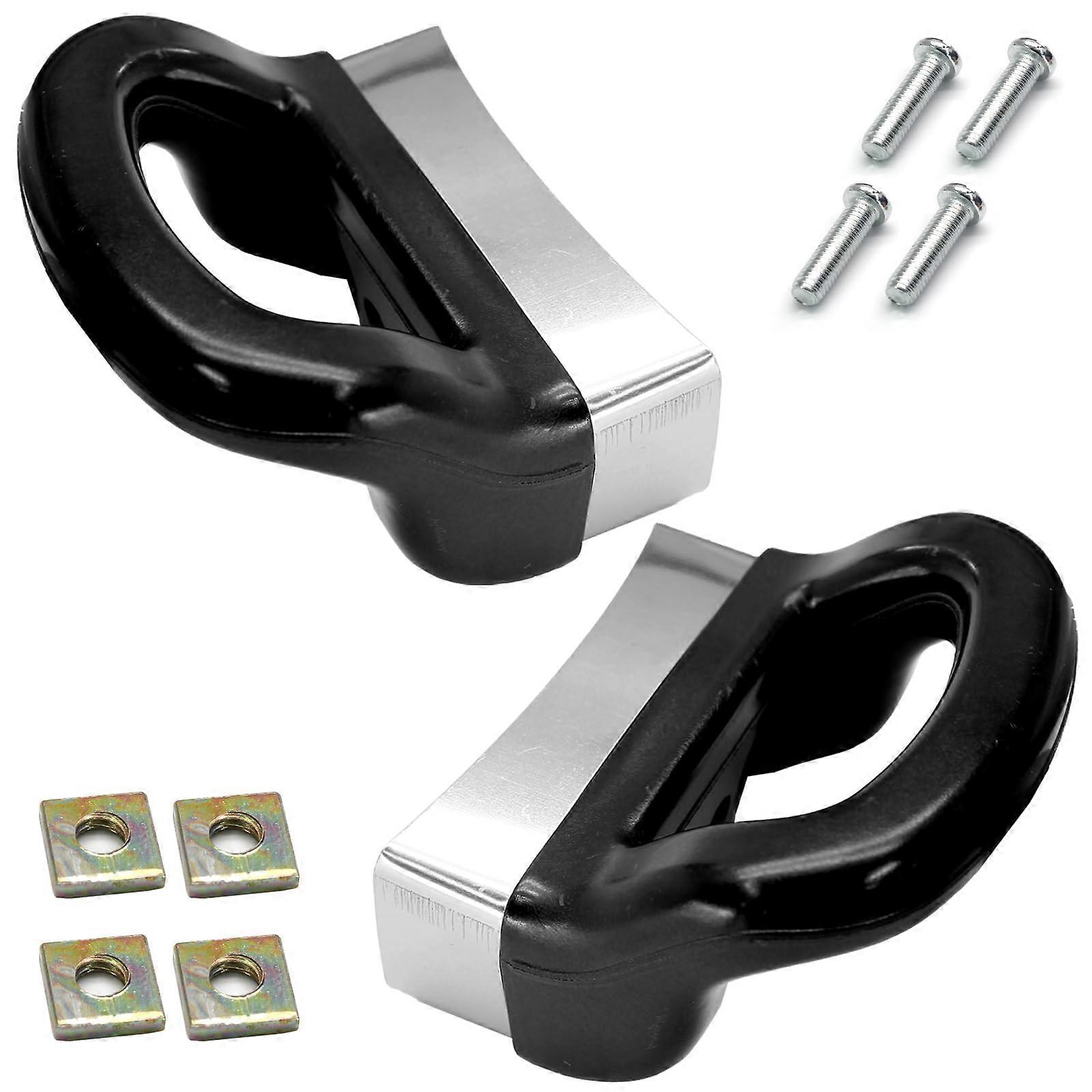 2pcs Pot Replacement Handle, Heat Resistant Bakelite Grip, Fits 1 or 2 Hole Cookware