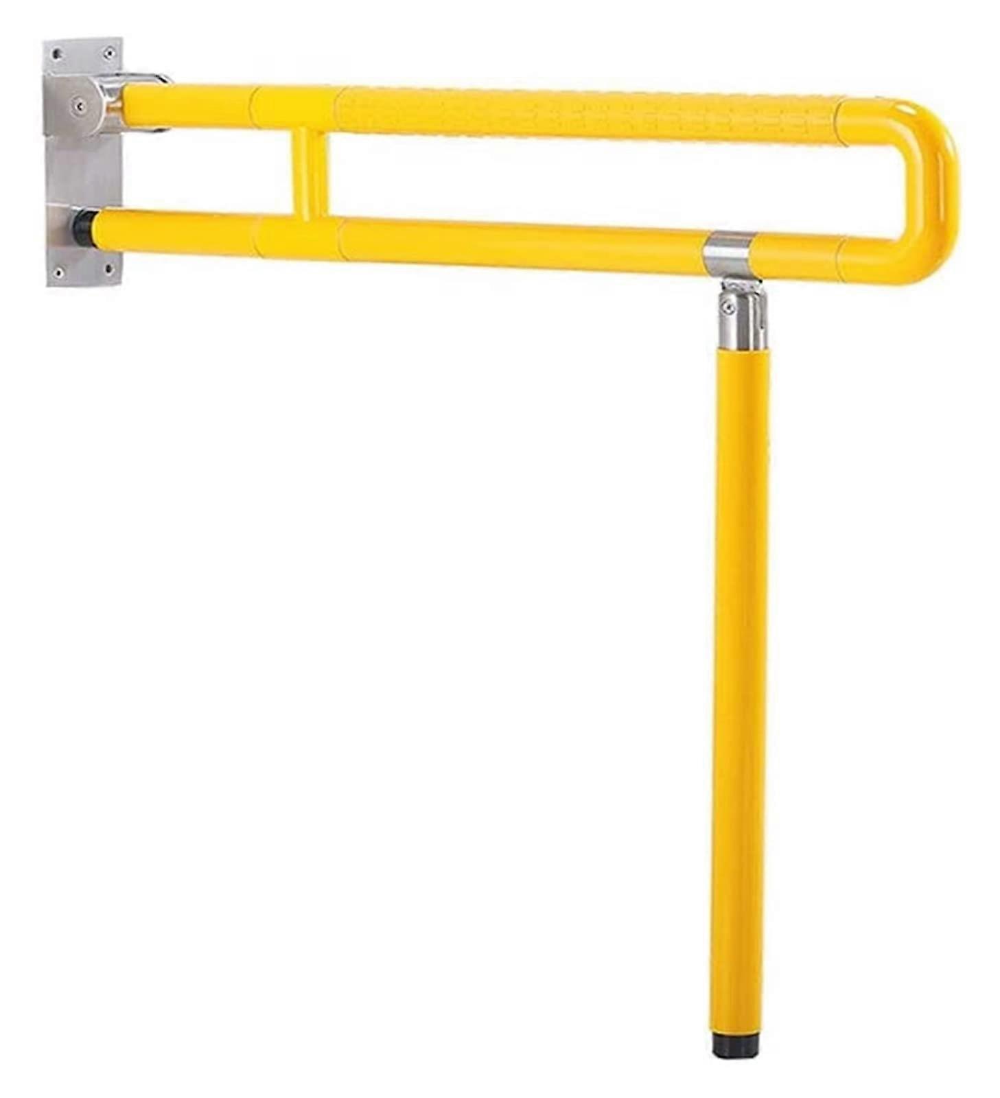 Grab Bars WallMounted Foldable Bathroom Safety Handrail with NonSlip Grip for Elderly