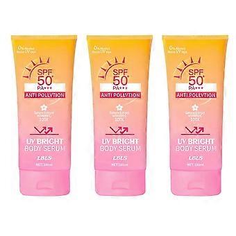 100X Vitamin C Sunscreen SPF50 PA+++ UV Protection & Anti-Pollution UV Bright Body Serum for Glowing Skin