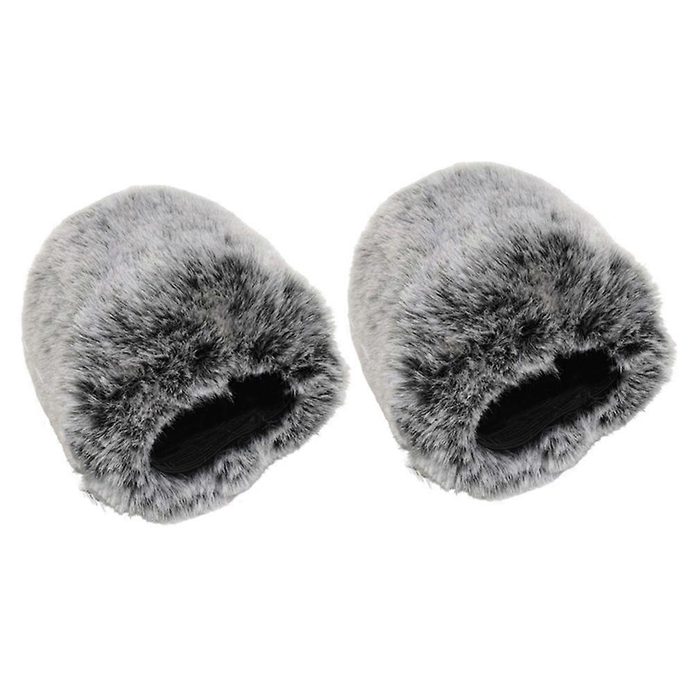 2Pcs Mic Furry Windscreen Cover Windscreen Microphone Pop Filter for Shure SM7B Replacement
