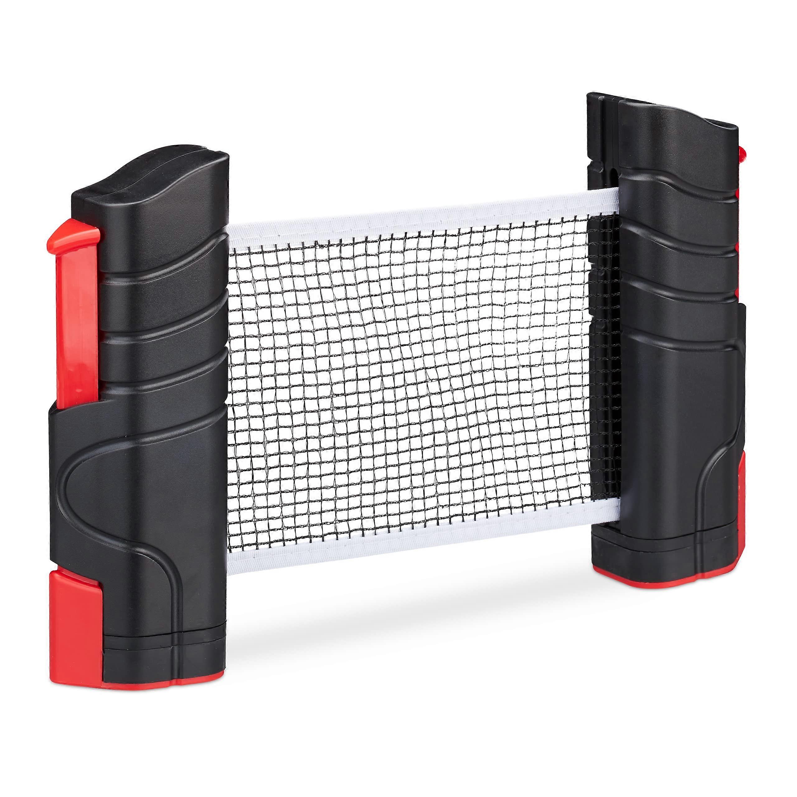 Retractable Table Tennis Net Fits Any Table with Easy Clamp Bracket, One Size