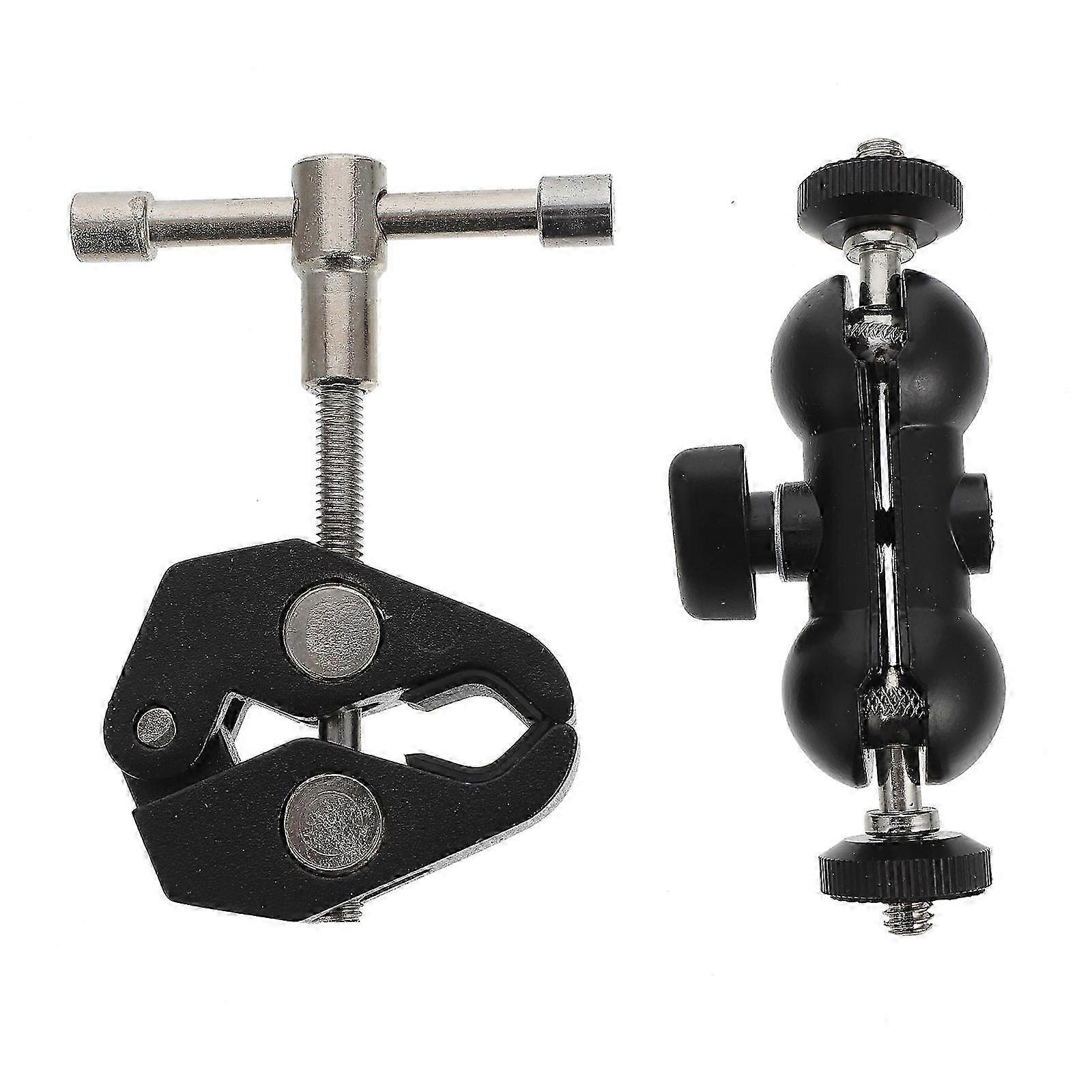 Clamp for Shelves Camera Mount for Photography Use Black ABS